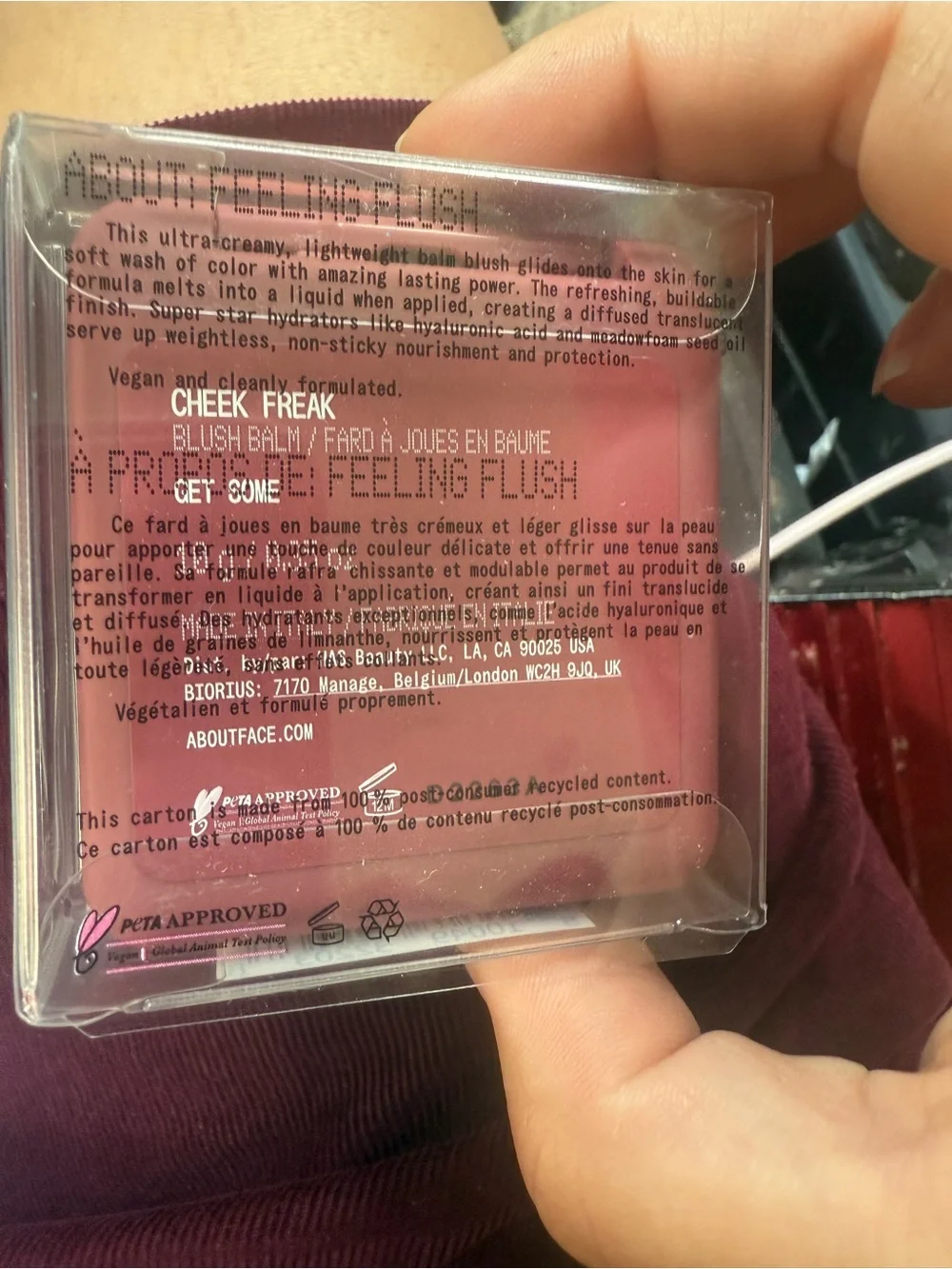 ❤️ 3/$25 About-Face CHEEK FREAK BLUSH BALM - Get Some